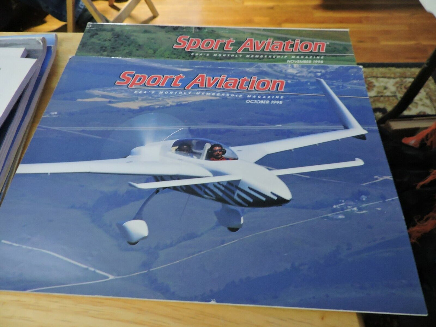 SPORT AVIATION EAA'S  MAGAZINE FEBRUARY, MARCH,JUNE, AUGUST-NOVEMBER  1998