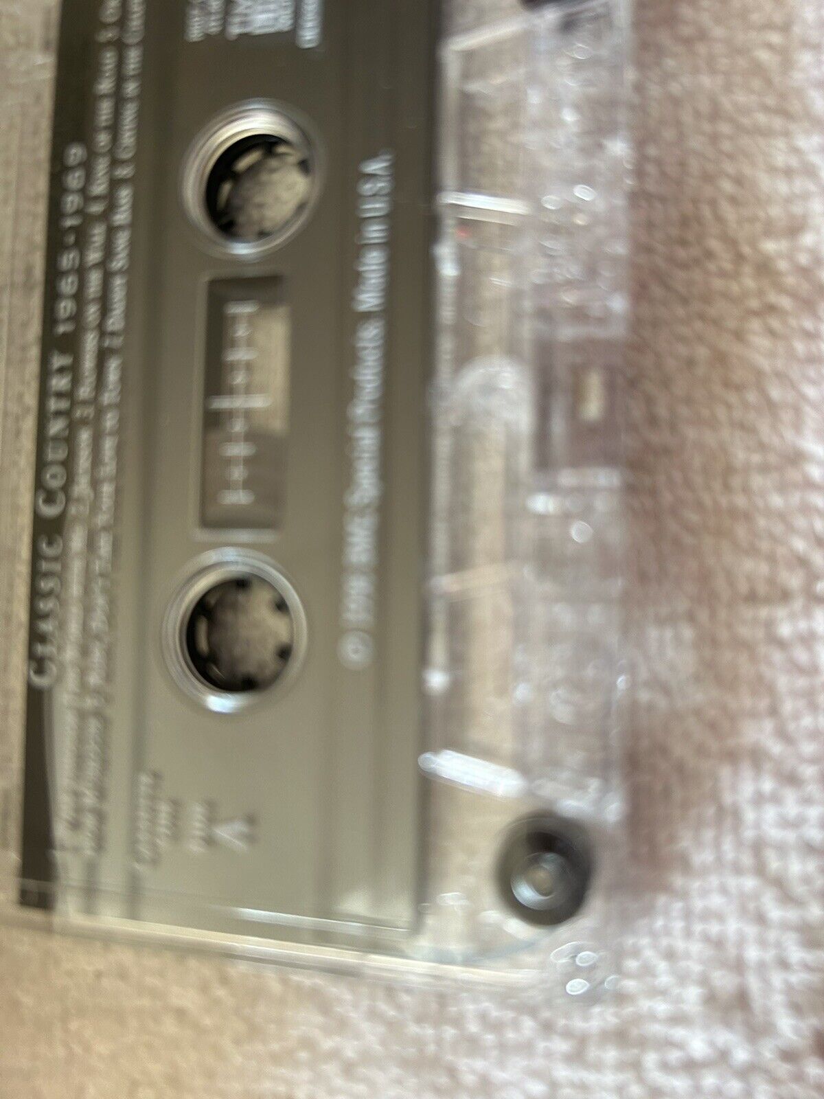 CLASSIC COUNTRY 1965-1969 CASSETTE TAPE 1998 VARIOUS ARTISTS