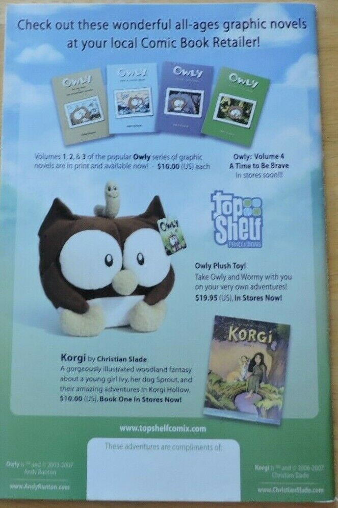 Top Shelf Presents: Owly Helping Hands Comic (Korgi)