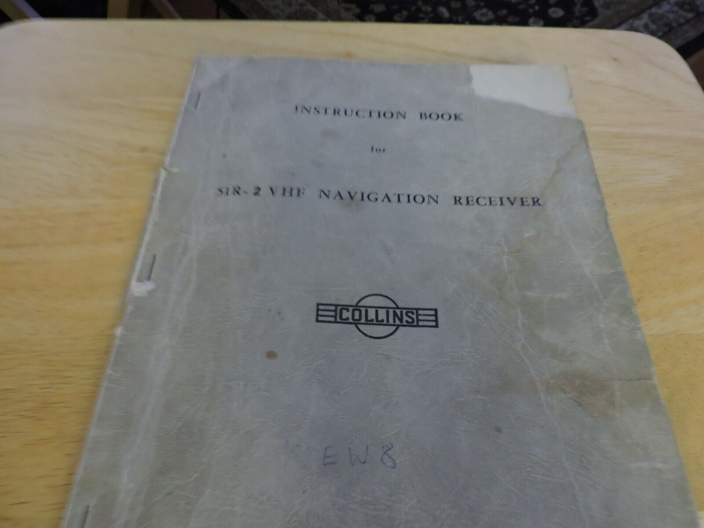 INSTRUCTION BOOK FOR  51R-2 VHF NAVIGATION RECEIVER--COLLINS 1950