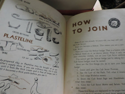 LION CUB SCOUT BOOK--1948 PRINTING