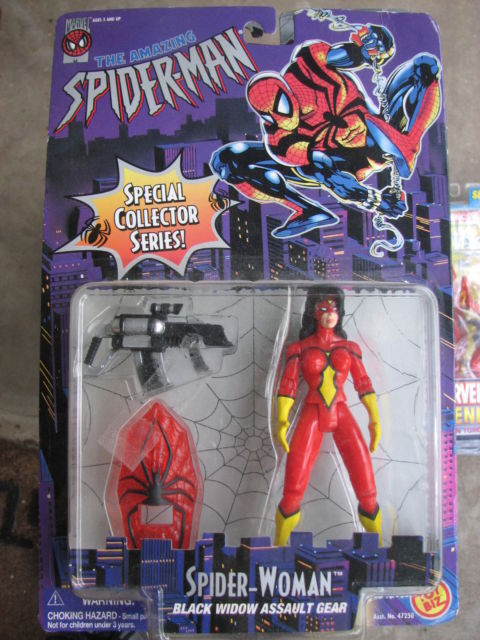 Spider Women with Black Widow Assault Gear, NIP
