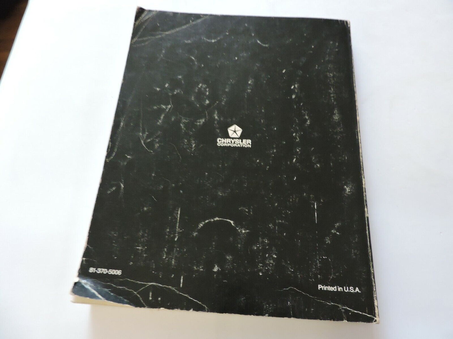 CHRYSLER MANUAL: RAM VAN CARAVAN, VOYAGER, ELECTRICAL & ENGINE PERFORMANCE  1984