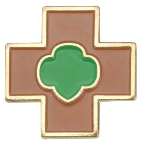 Girl Scout: Brownie Safety Award Pin