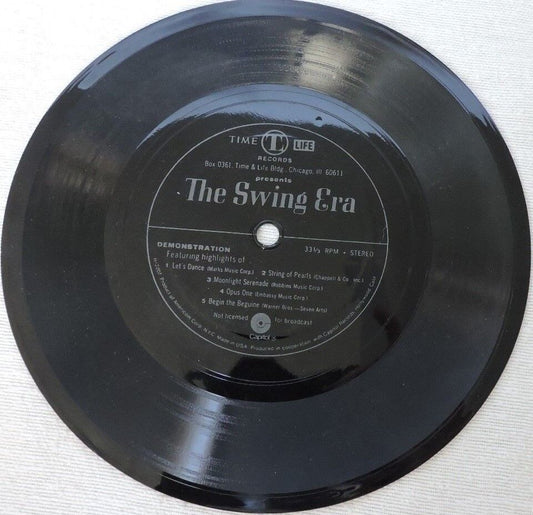 Time Life Records-"The Swing Era" Soft Vinyl Record 33 1/3 RPM