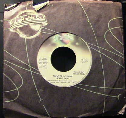 "Pointer Sisters": Jump (For My Love) & Heart Beat, 45 RPM Vinyl Record