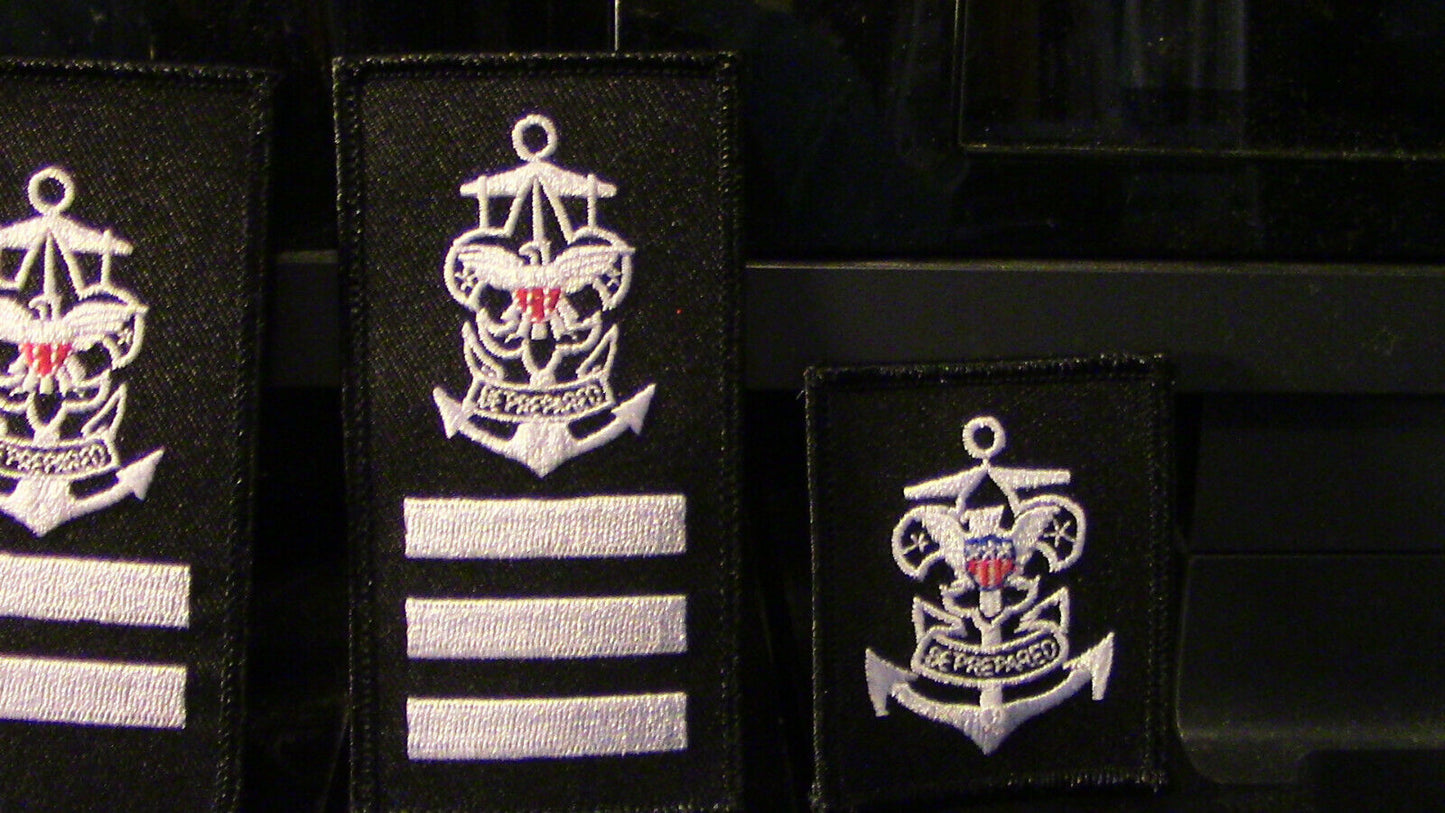 BSA: Sea Scout " All Rank" Patch Set (Brand New/Never issued)