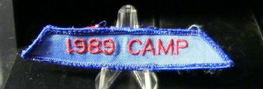 BSA-Cub Scouts: 1989 Camp Patch