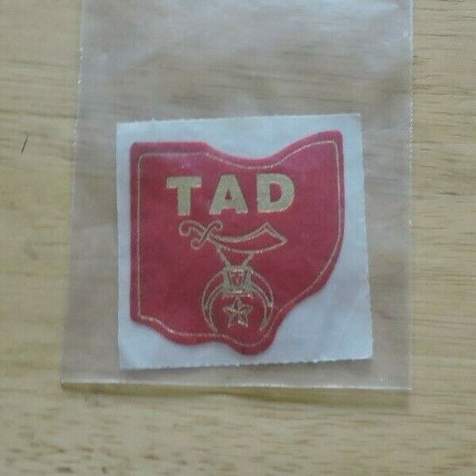 Shriners TAD Sticker