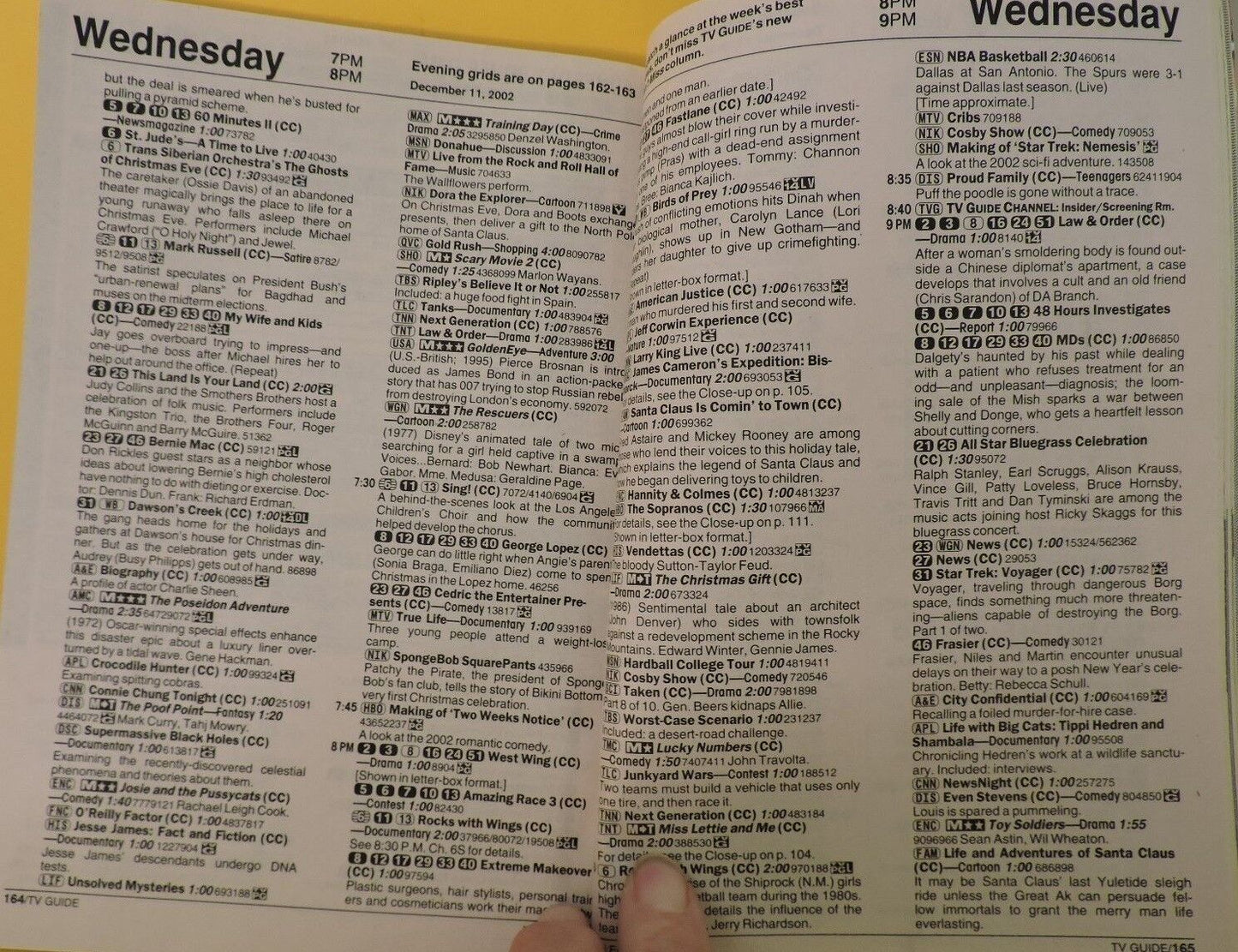 STAR TREK 3D IMAGE ON THE DECEMBER 7-13 2002 TV-GUIDE