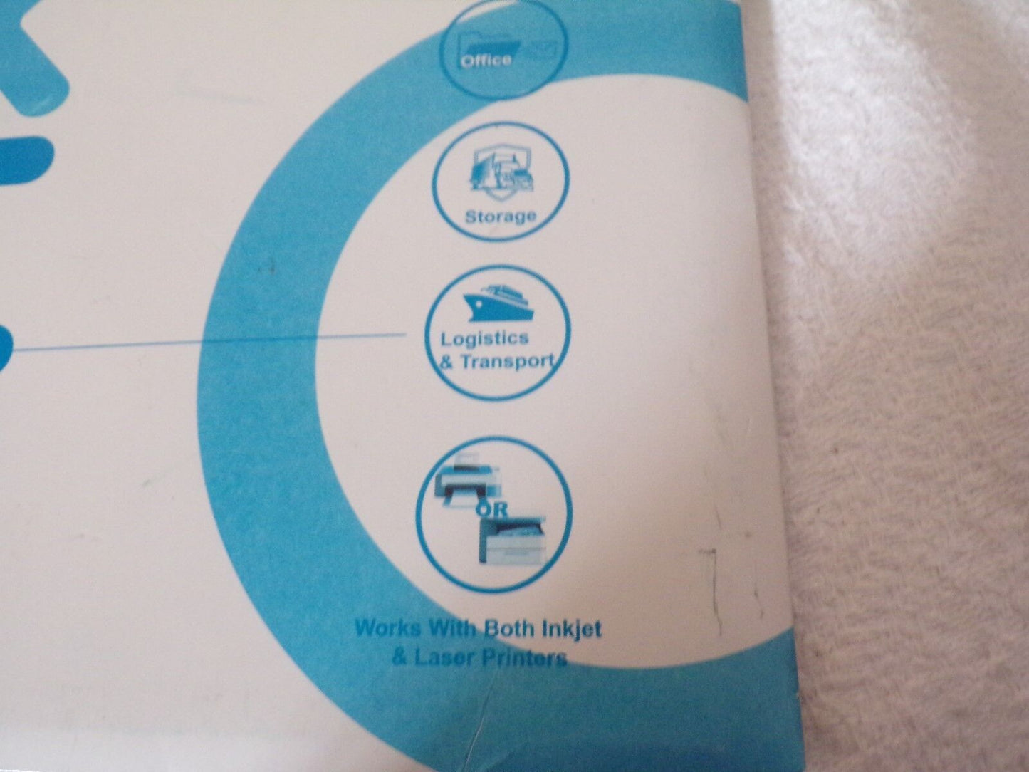 White Internet Shipping Labels, 43 sheets per package