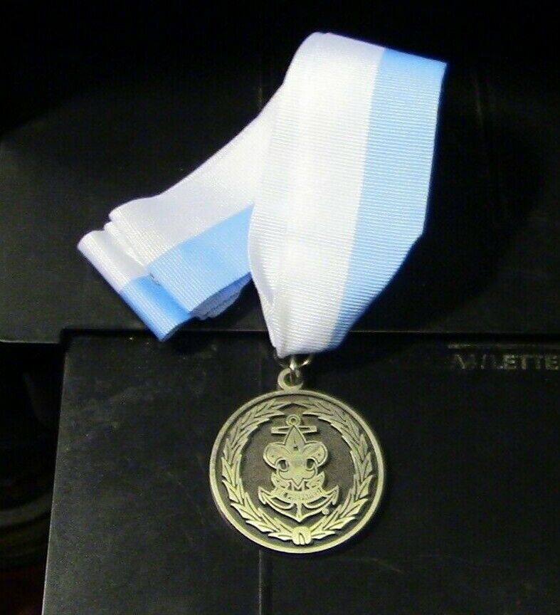 Official BSA-Sea Scout Council Leadership Award Medal/Presentation Case