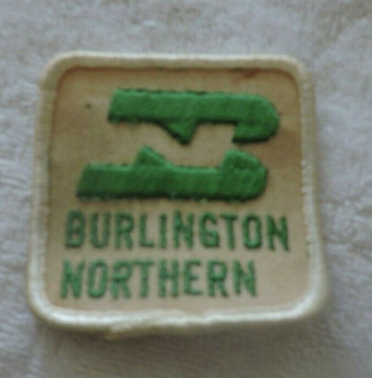 BURLINGTON NORTHERN RAILROAD PATCH (2.5 INCH SQUARE)