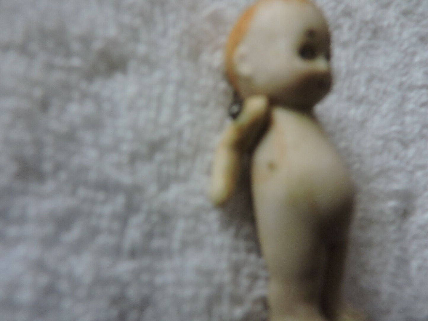 VINTAGE:  CERAMIC DOLL 2.25 INCHES TALL