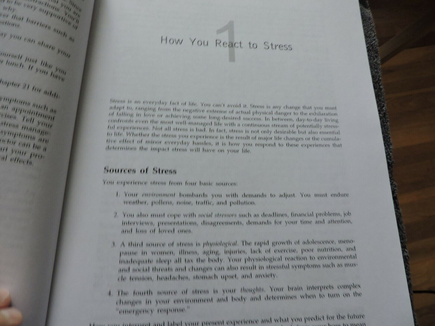 THE RELAXATION & STRESS REDUCTION WOOKBOOK  5TH EDITON--2001