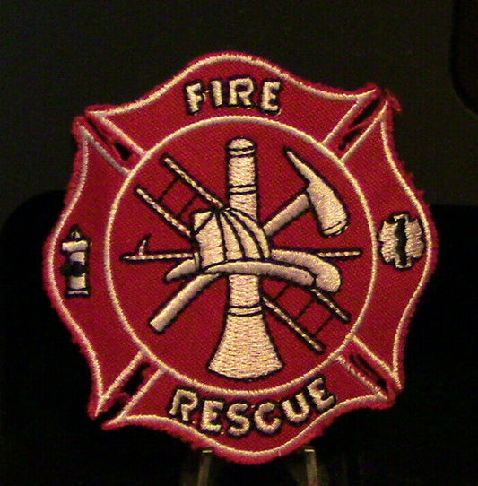 Fire Department Patch: "Fire Rescue" Patch
