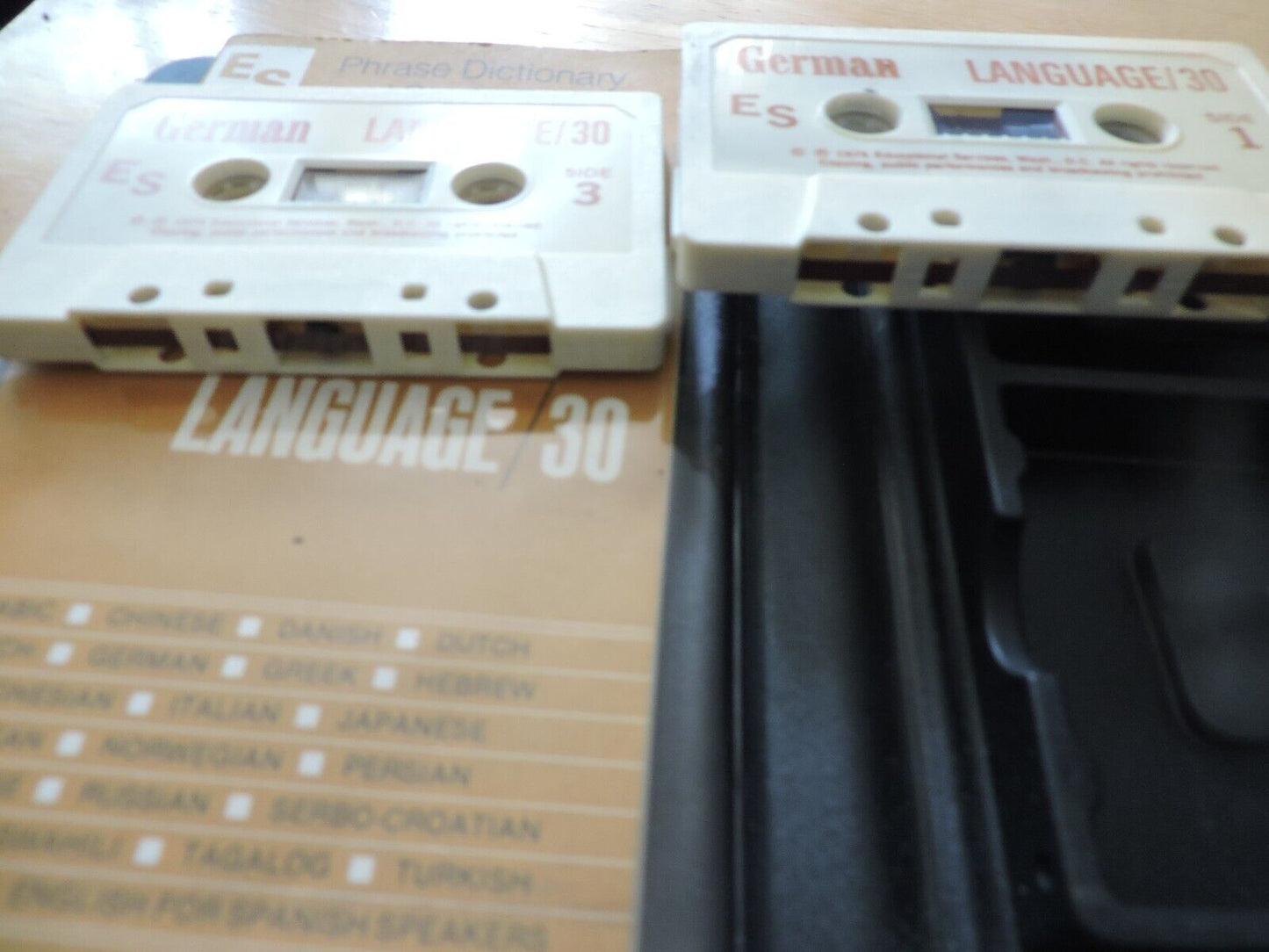EDUCATIONAL SERVICES TEACHING CASSETTES: GERMAN 1974
