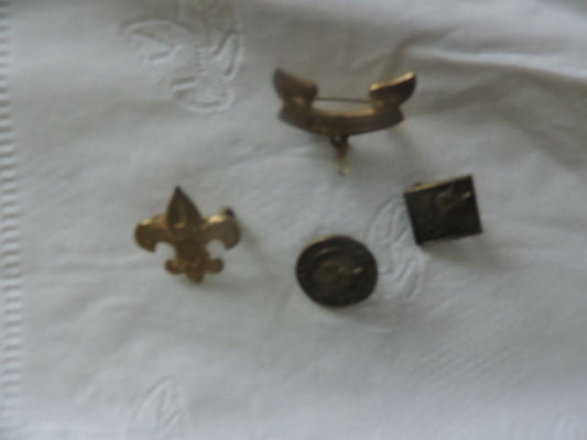 CUB SCOUT PINS--SET OF FOUR