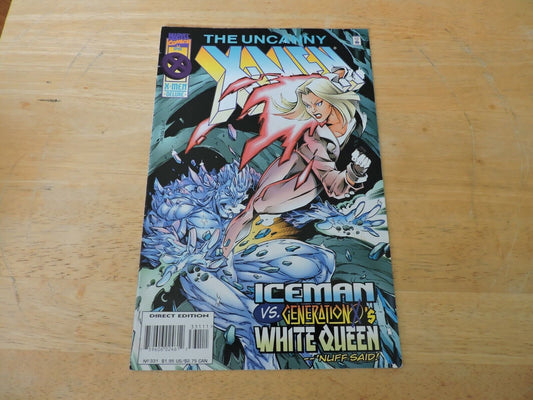 The Uncanny X-Men Issue Deluxe #331 ICEMAN VS. GENERATION X'S WHITE QUEEN