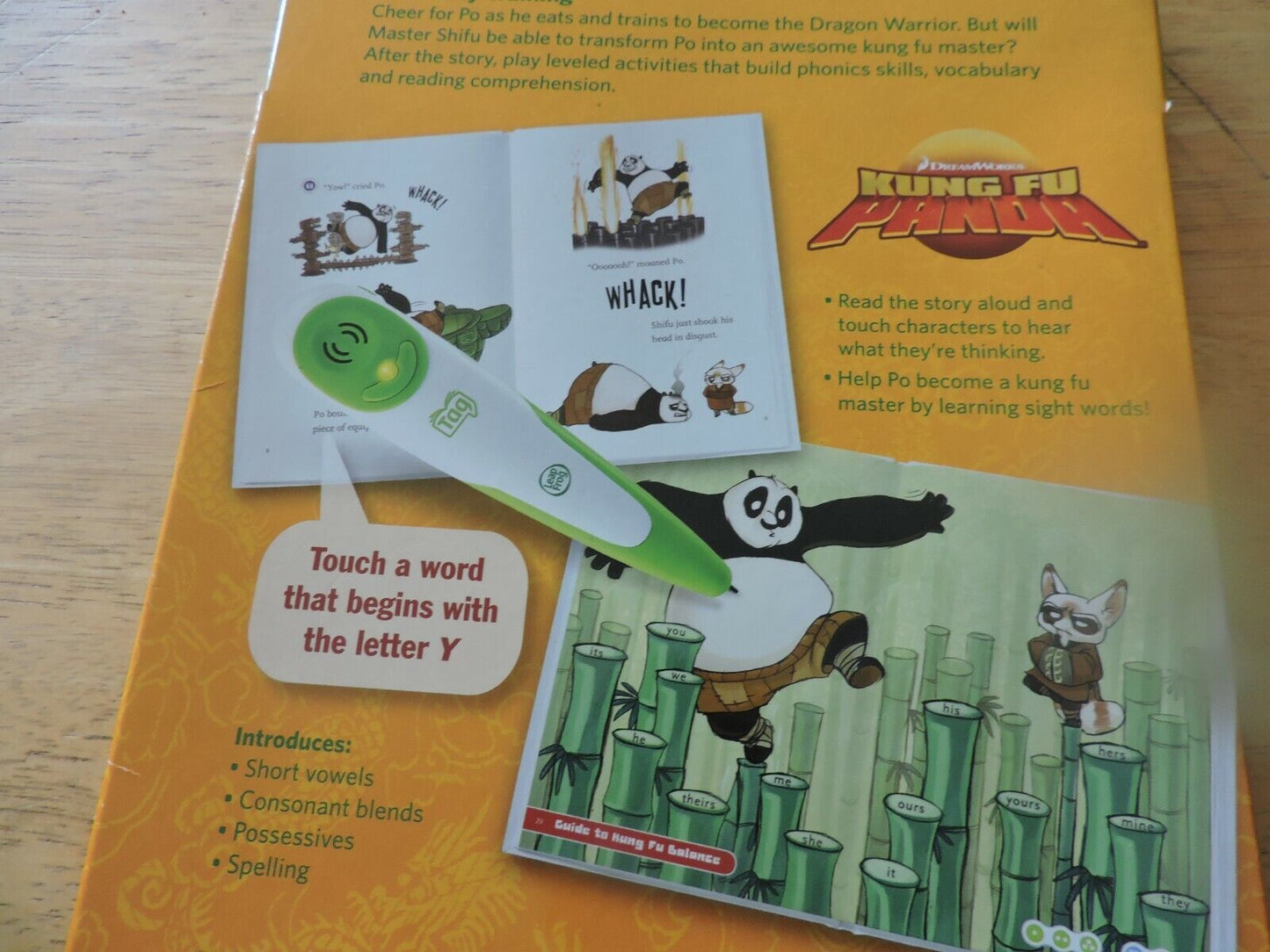 LEAP FROG NEW ACTIVITY STORY BOOK: PO'S TASTY TRAINING (KUNG FU PANDA)