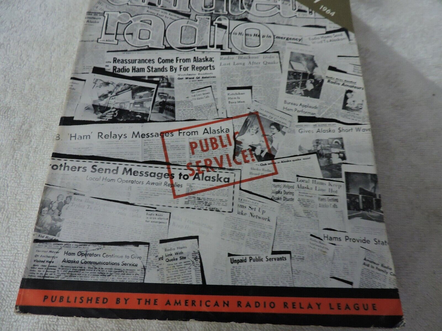 QST AMATEUR RADIO MAGAZINE  JULY 1964  50TH ANNIVERSARY
