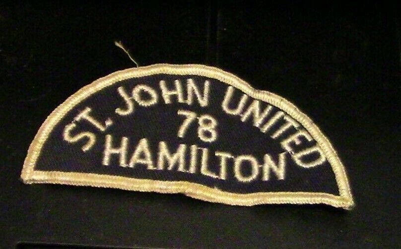 Canadian Scout Patch: St John United,Hamilton 1978