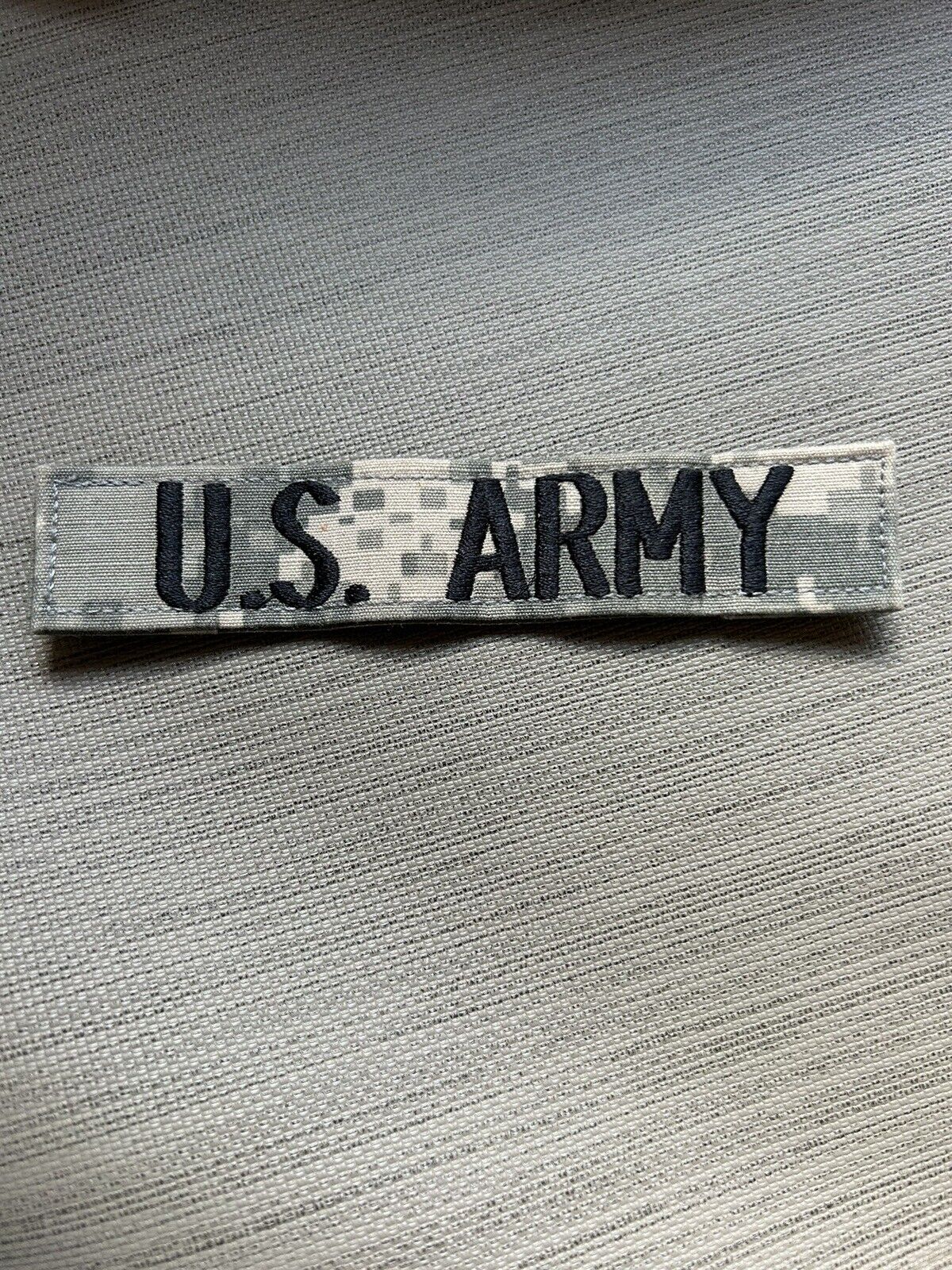 U S Army Uniform Strip 4 1/2" (Camo)