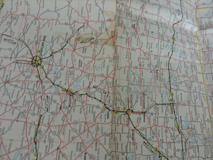Zephyr Motor Oil Gasoline Central and Western United States Map 1971