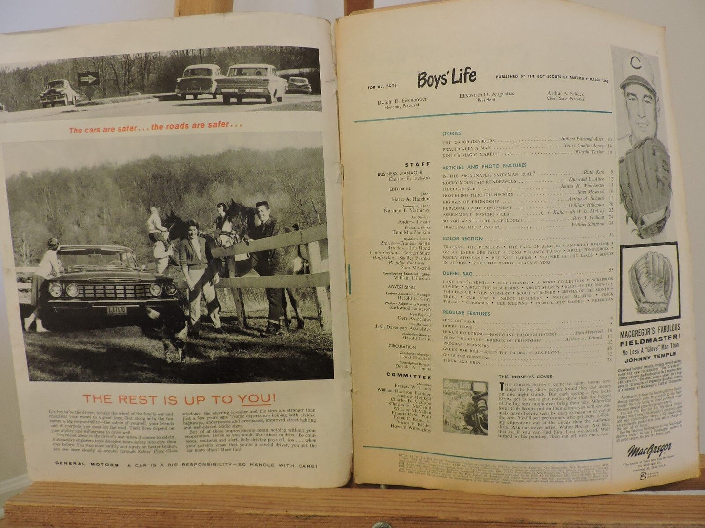 BOYS LIFE MAGAZINE - MARCH 1960 - CLOWN COVER