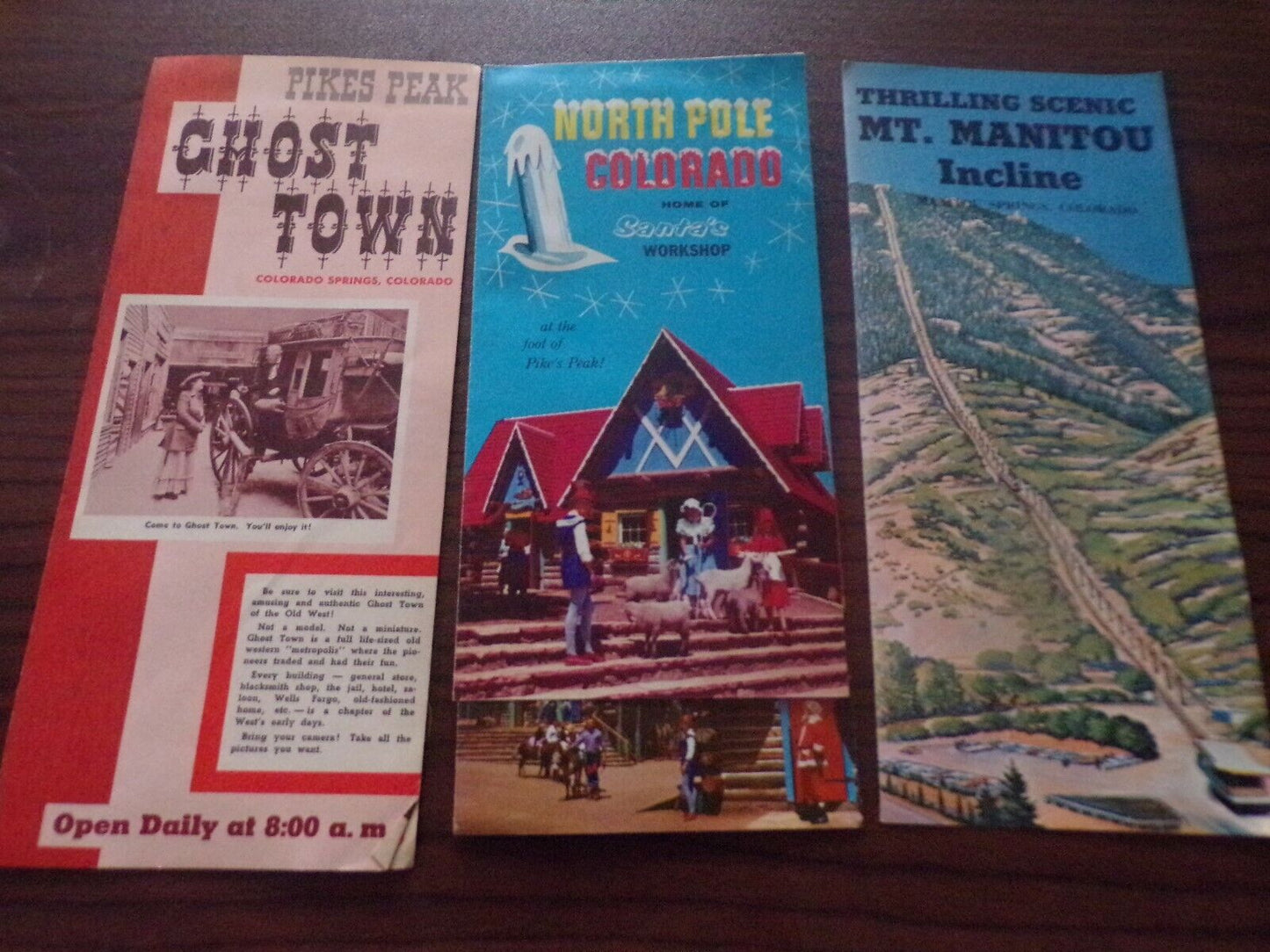 Assorted Colorado Maps/Pamphlets/Post Cards Circa 1950's-60's