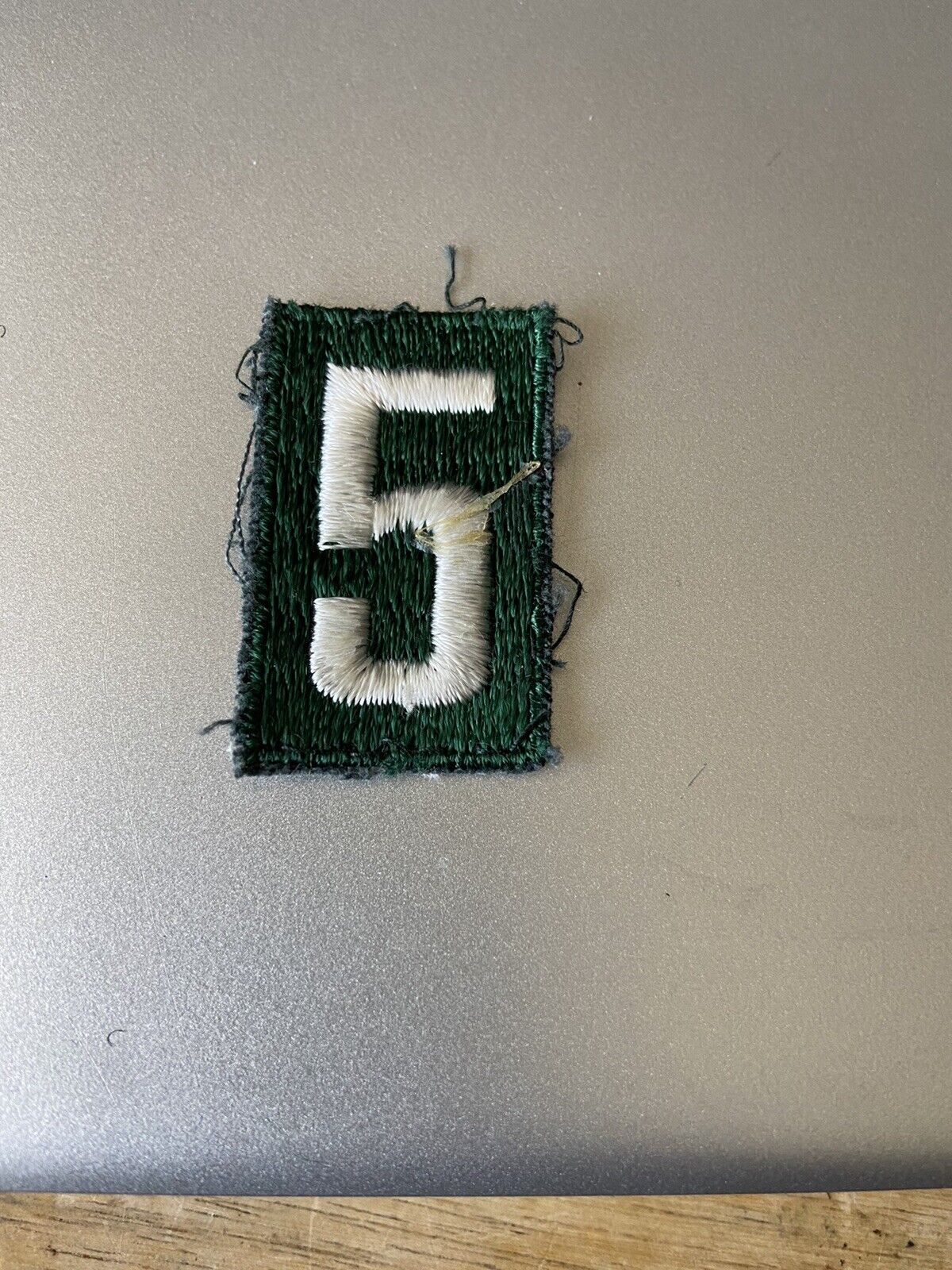 Official Girlscout Uniform Unit Number (5)  Patch