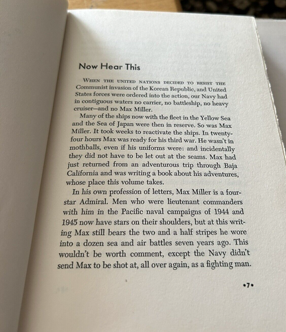 I'M SURE WE'VE MET BEFORE--THE NAVY IN KOREA 1951 MAX MILLER