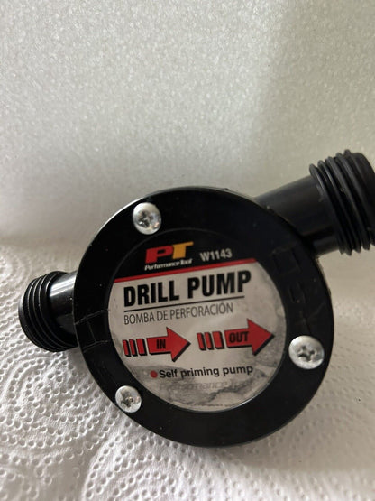 PERFORMANCE TOOL: DRILL PUMP SELF PRIMING W1143 NEW