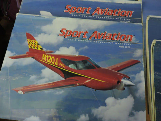 SPORT AVIATION EAA'S MONTHLY MAGAZINE, APRIL-DECEMBER 1997  (9)