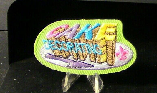 Official Girl Scouts: "Cake Decorating" Patch