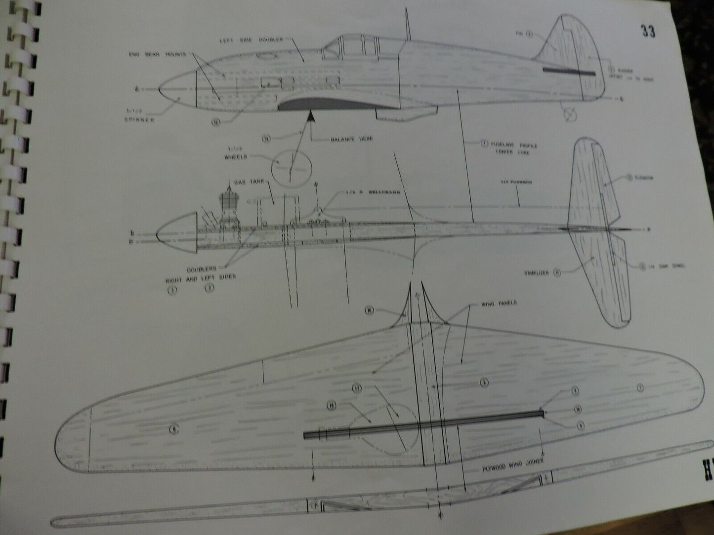WORLD WAR II FIGHTERS; SPORT SCALE PROFILE, CONSTRUCTION VIEWS, FULL SIZE TEMPLE
