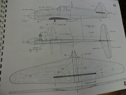 WORLD WAR II FIGHTERS; SPORT SCALE PROFILE, CONSTRUCTION VIEWS, FULL SIZE TEMPLE
