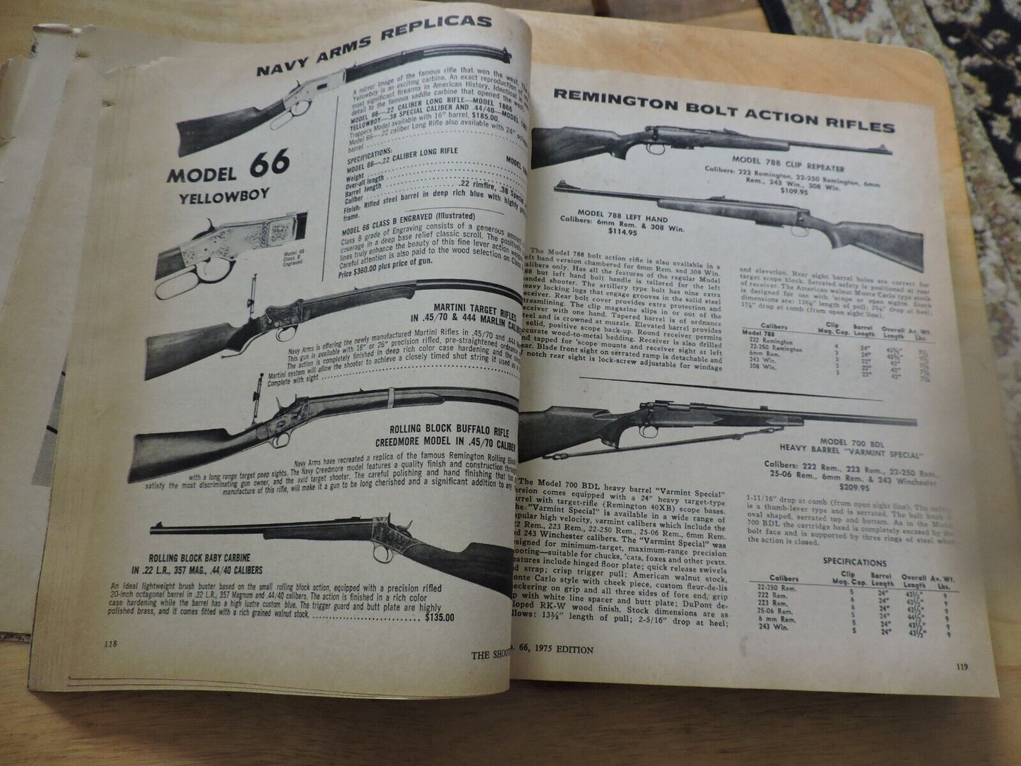 Vintage Shooter's Bible 1975 Edition Firearms Reference Book No.66