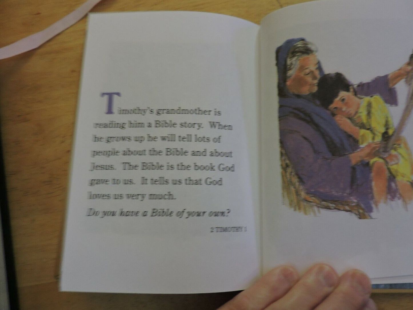 MY  FIRST BIBLE IN PICTURES BY KENNETH N. TAYLOR 1989