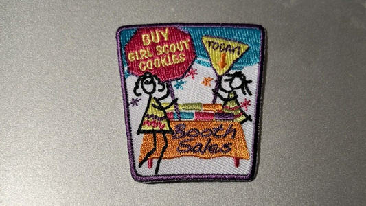 Official Girl Scout "BOOTH SALES" Badge Patch