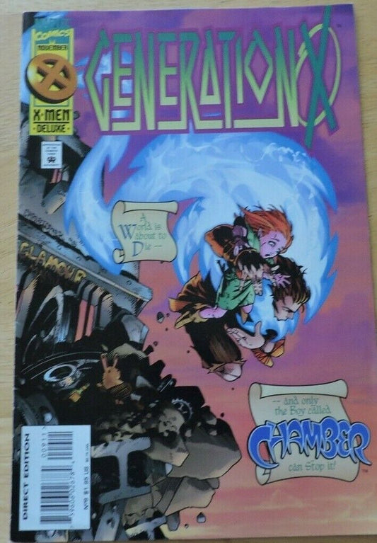 Marvel Comics: Generation X Comic Book, Features The Boy Called Chamber