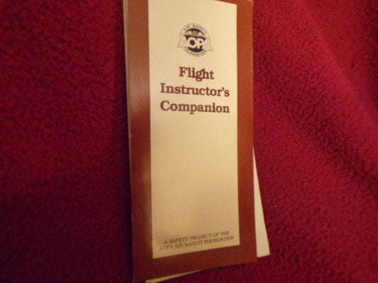 Flight Instructor's Companion-AOPA Saftey Project