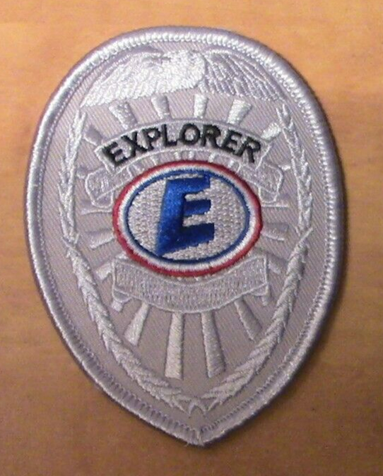 BSA: SILVER EXPLORER BREAST BADGE PATCH