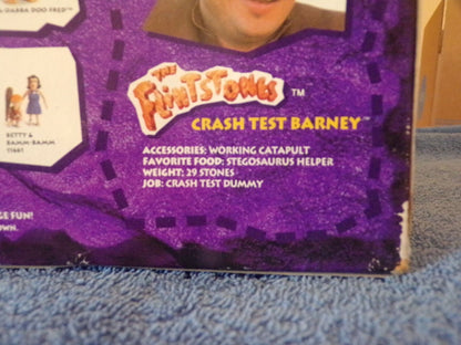 The Flintstones "Crash Test Barney" With Catapult Accessory