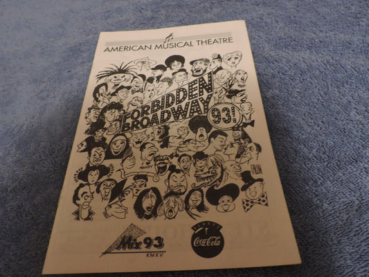 American Musical Theatre Forbidden Broadway Pamphlet