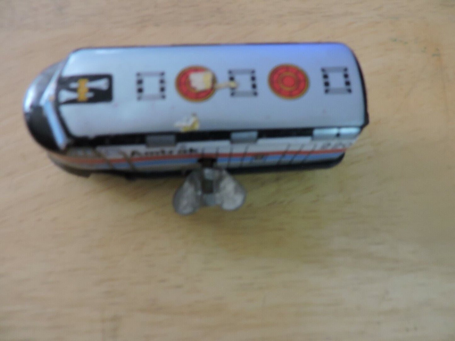 AMTRAK TIN WIND UP TOY 4X1.5 INCHES ( NON-WORKING) VINTAGE