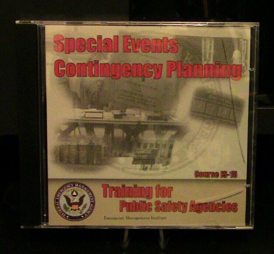 Public Safety Training: FEMA Special Events Contingency Planning CD