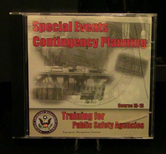 Public Safety Training: FEMA Special Events Contingency Planning CD