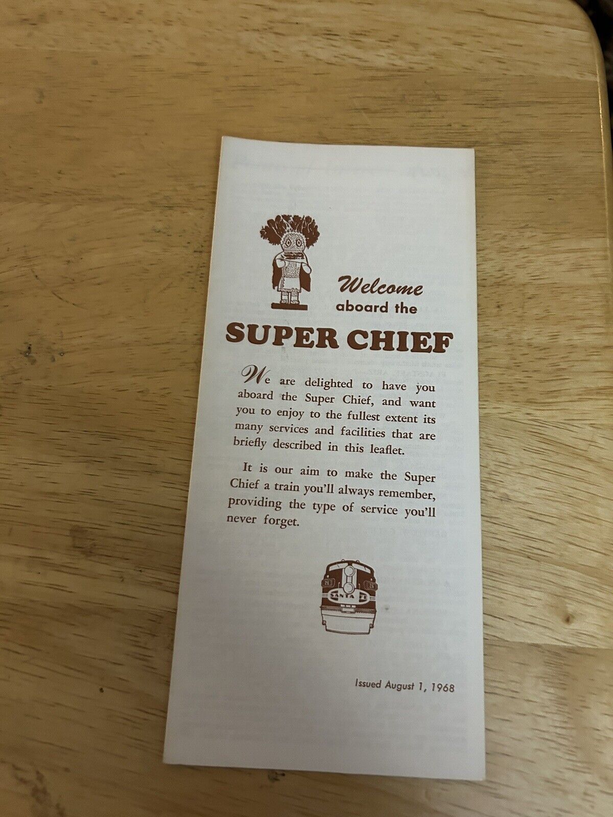 SANTA FE SUPERCHIEF AUGUST 1968 CHICAGO ILLINOIS
