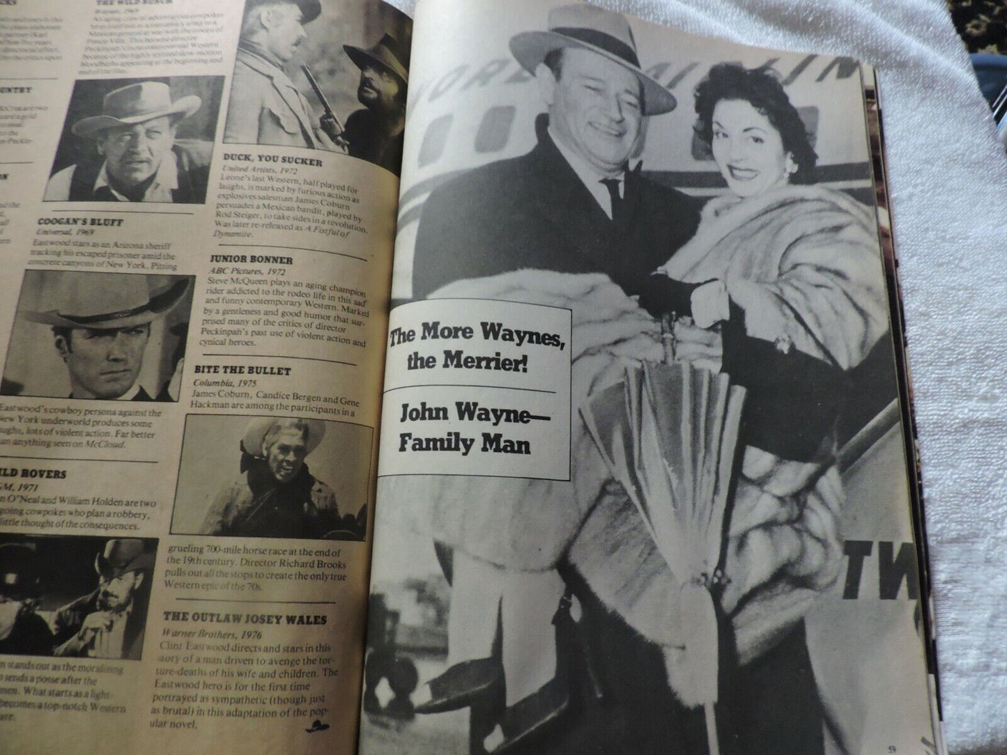 JOHN WAYNE & THE GREAT COWBOY HEROES MAGAZINE  1979
